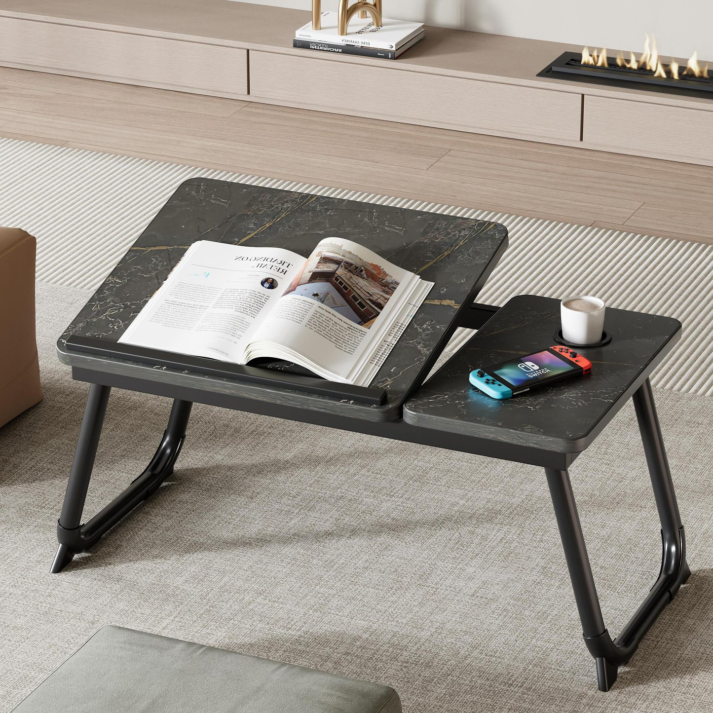 Adjustable Folding Bed Table