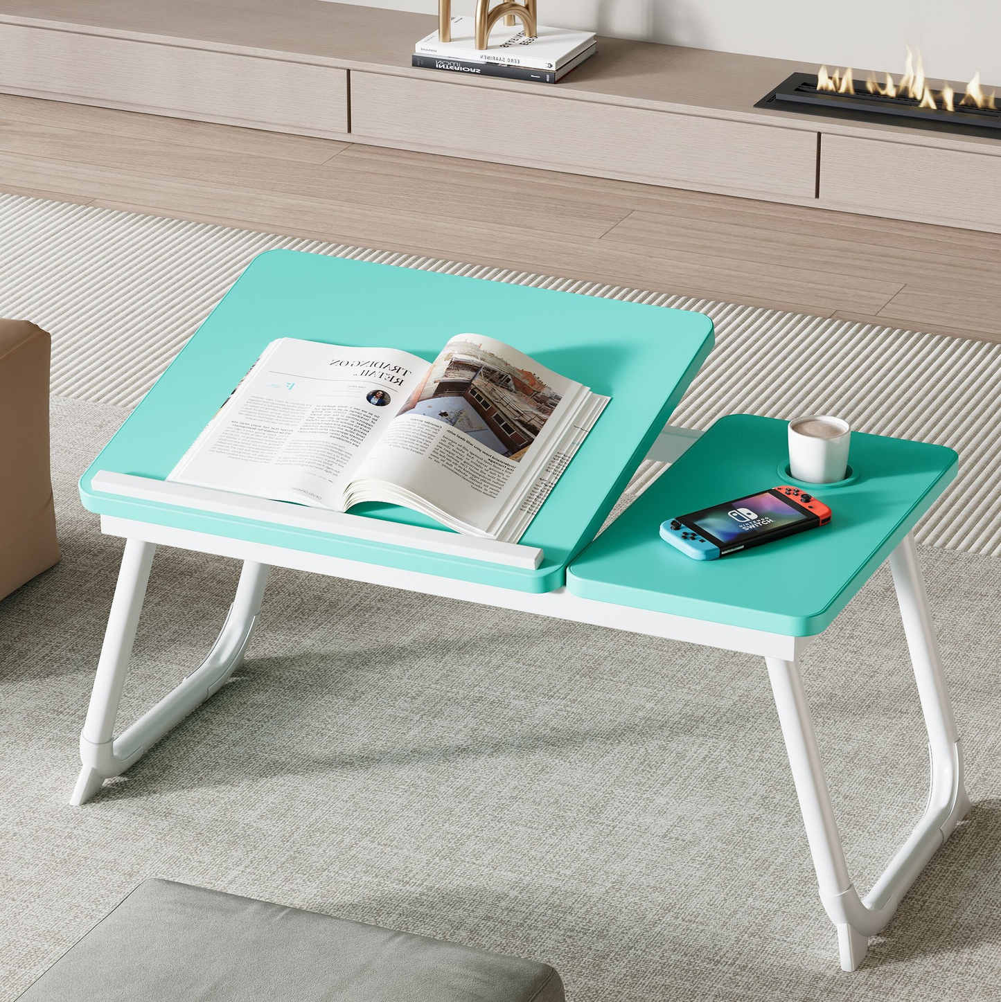 Adjustable Folding Bed Table