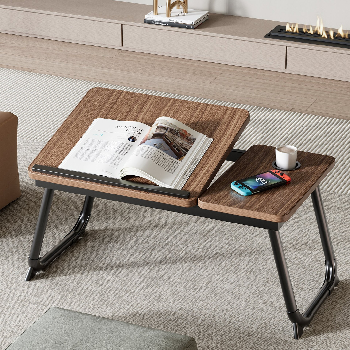 Adjustable Folding Bed Table