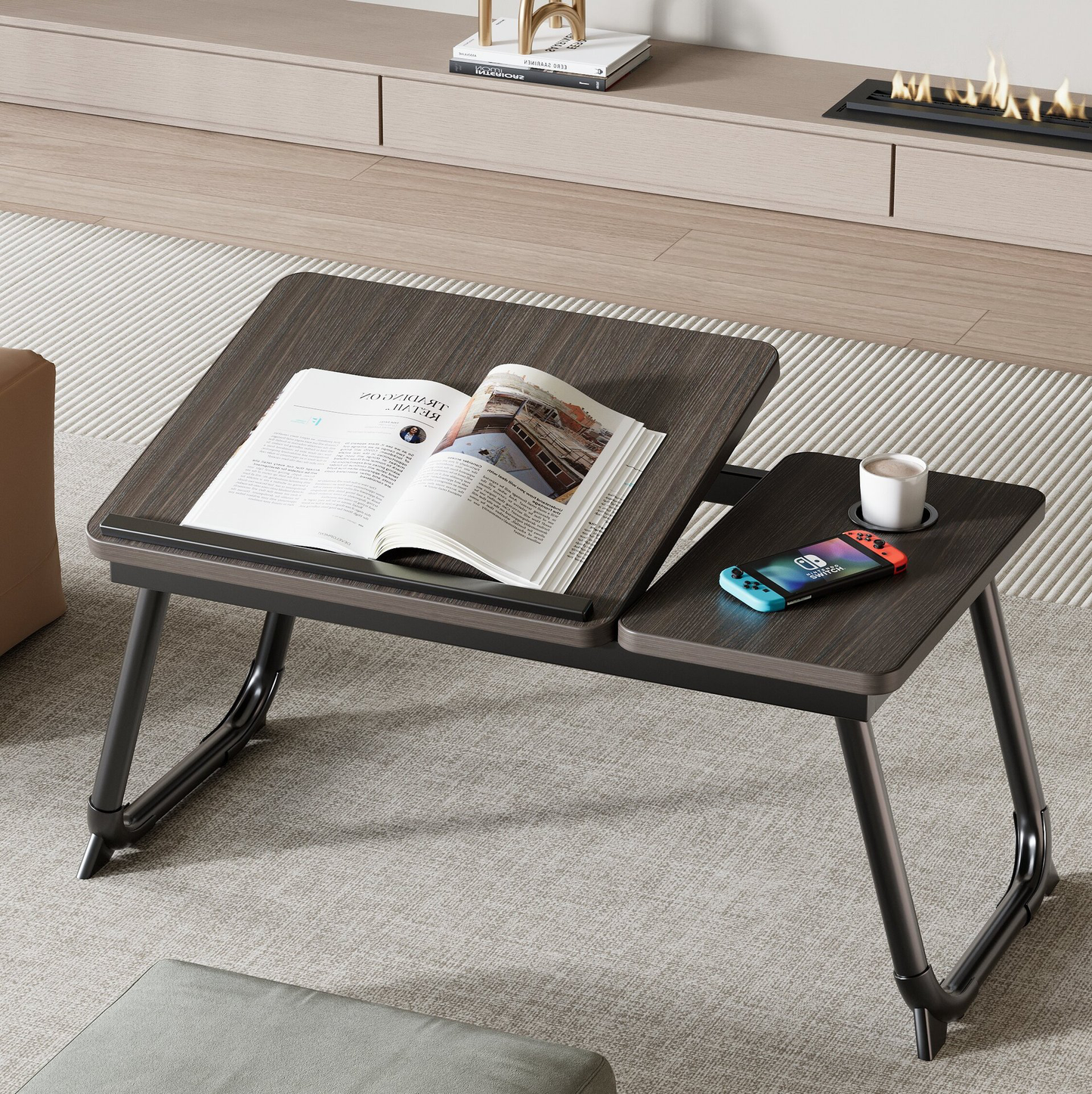 Adjustable Folding Bed Table