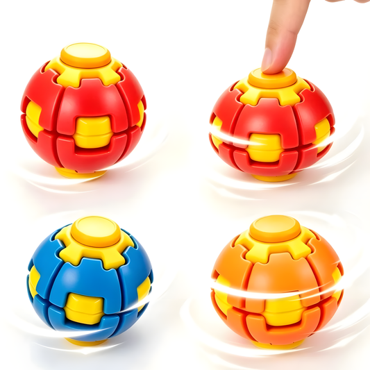 Press and Spin Fidget Ball