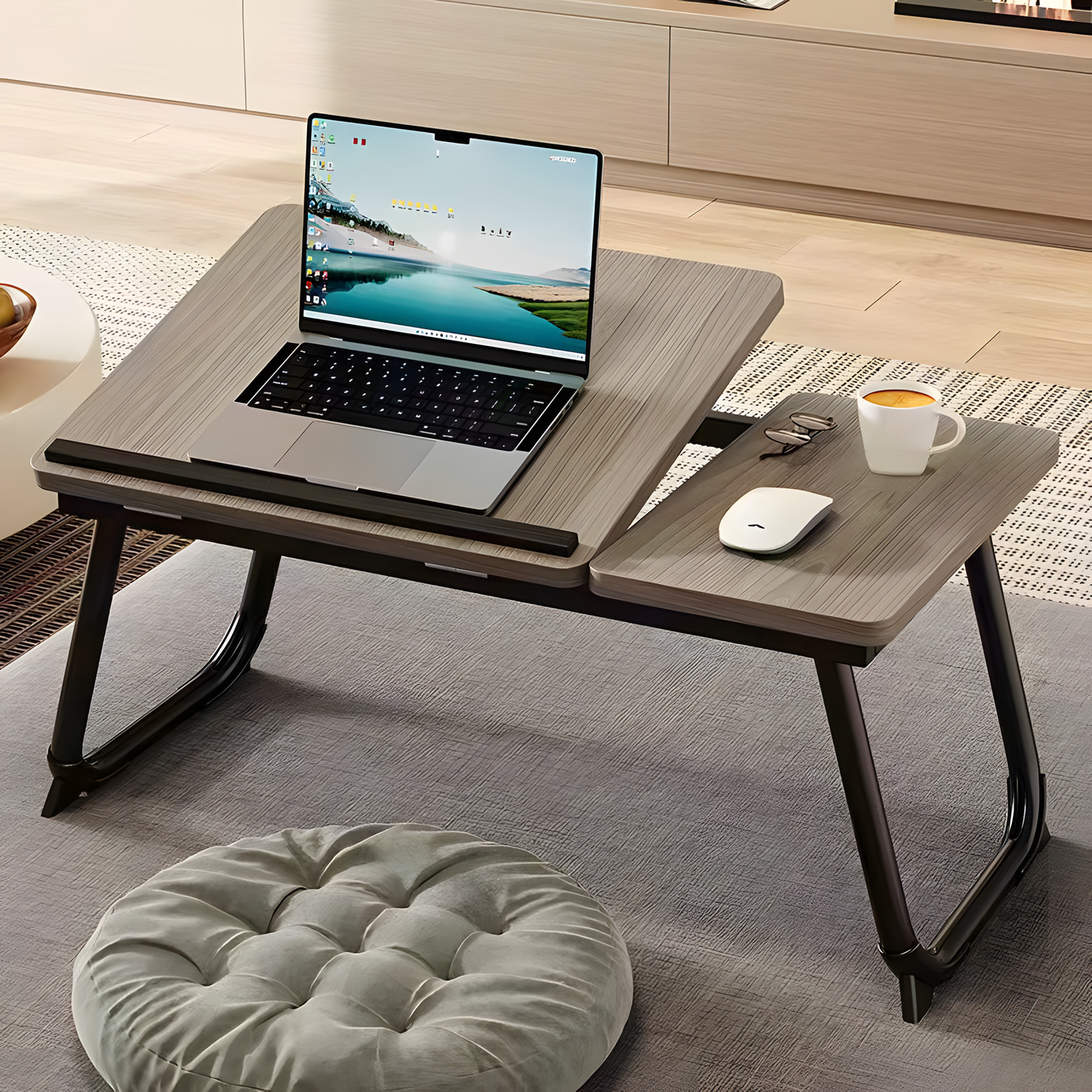 Adjustable Folding Bed Table