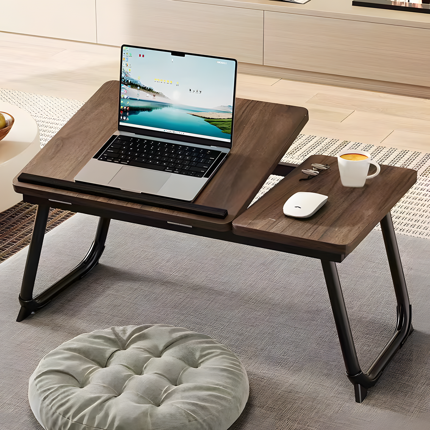Adjustable Folding Bed Table
