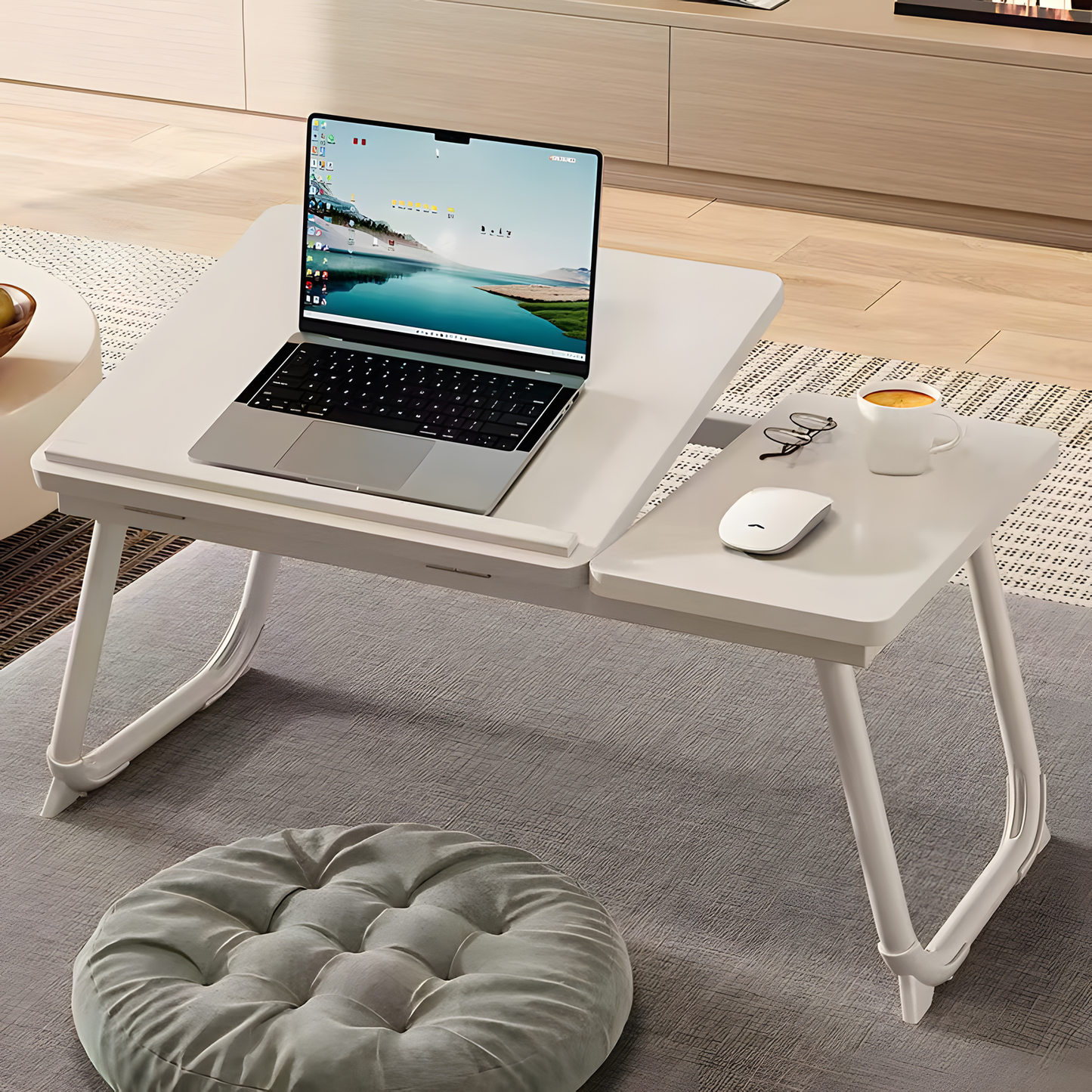 Adjustable Folding Bed Table