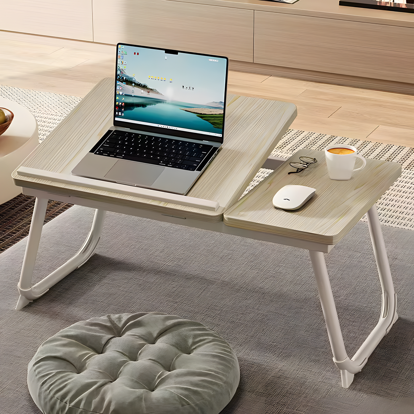 Adjustable Folding Bed Table