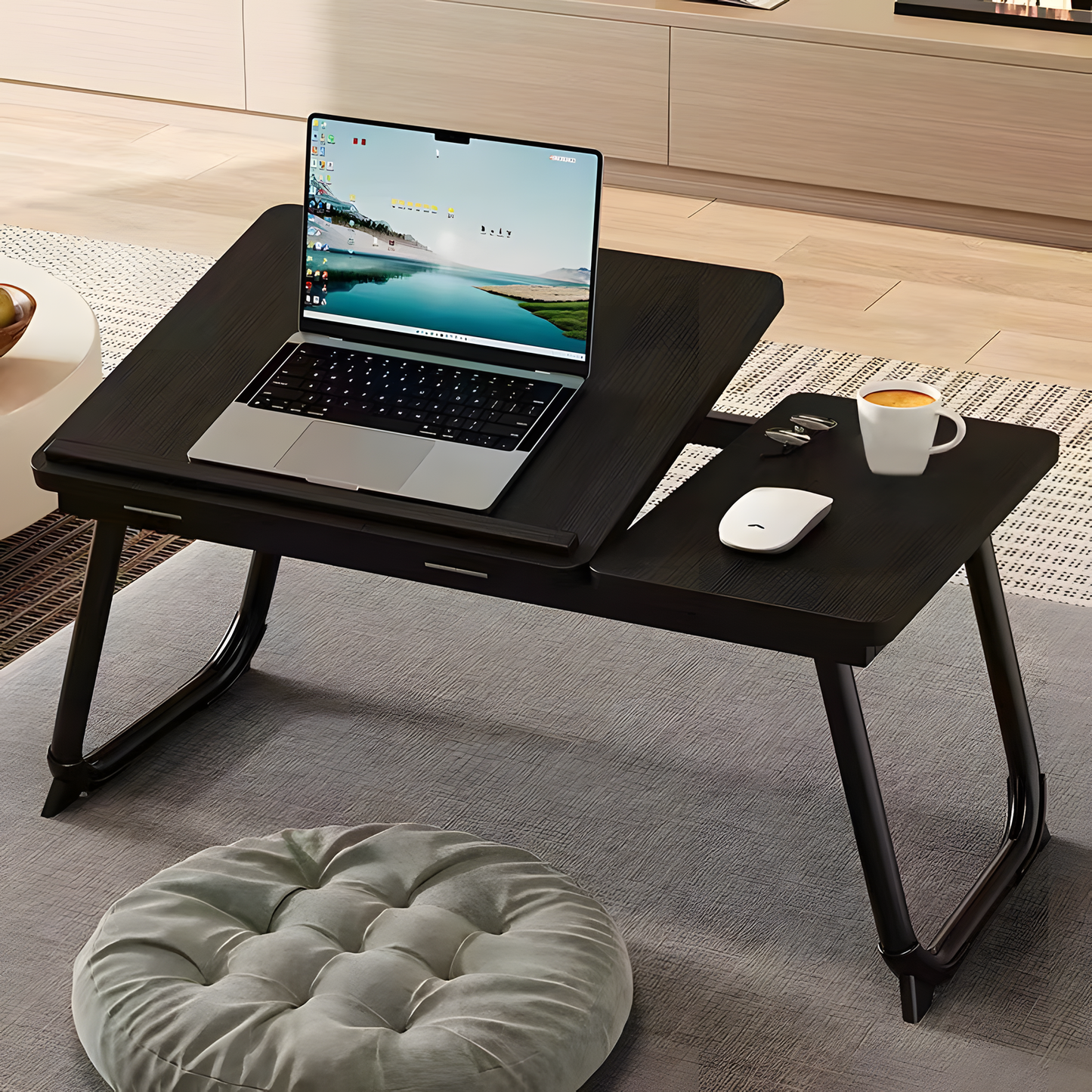 Adjustable Folding Bed Table