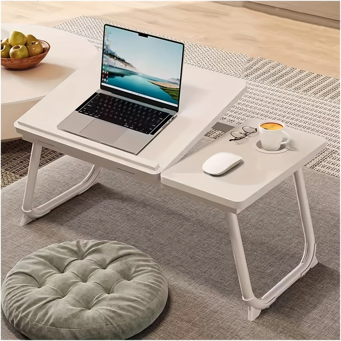 Adjustable Folding Bed Table
