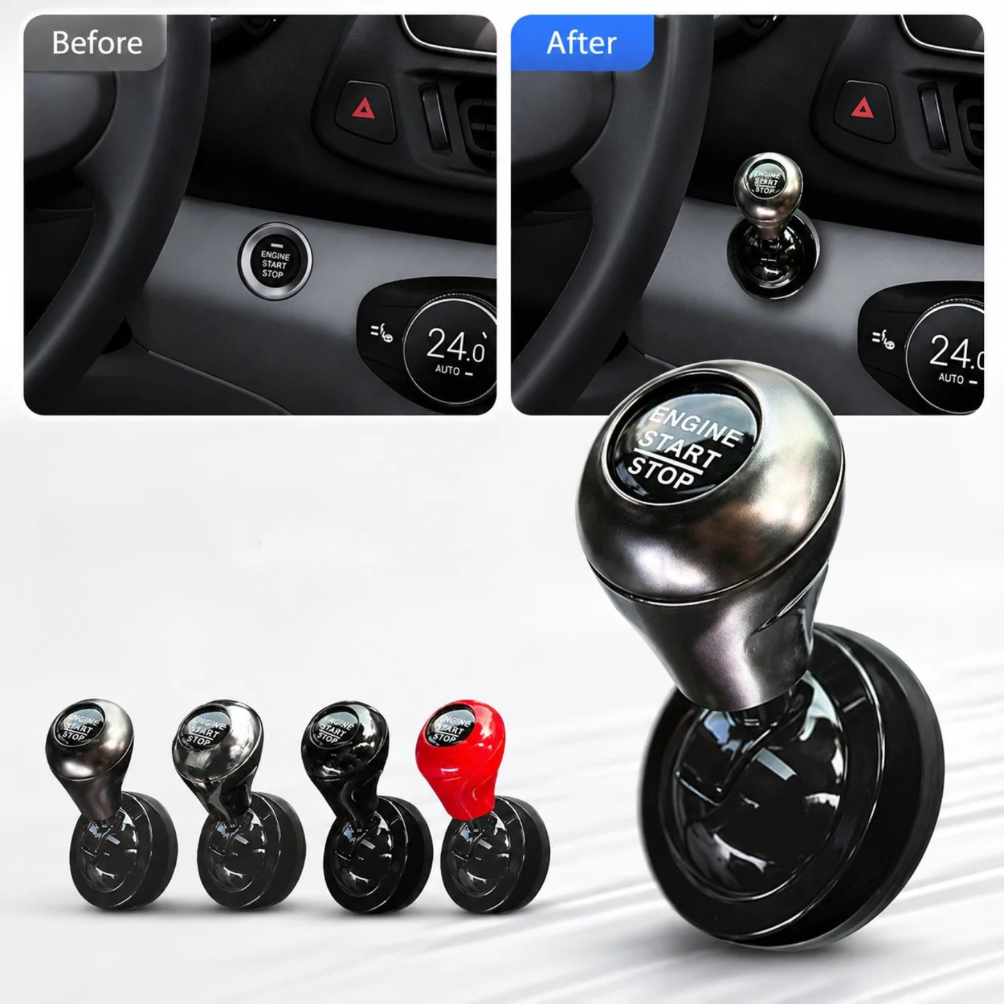 Car Push Start Button Cover