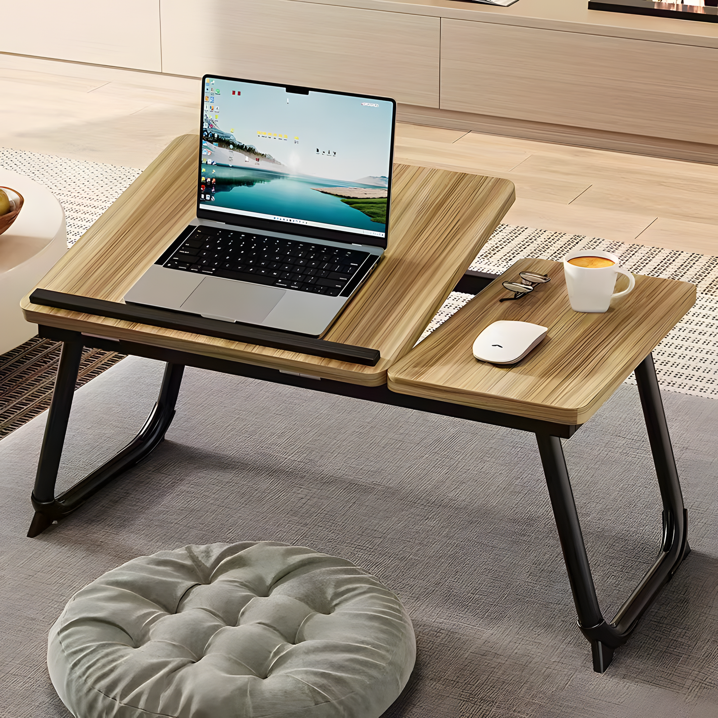 Adjustable Folding Bed Table