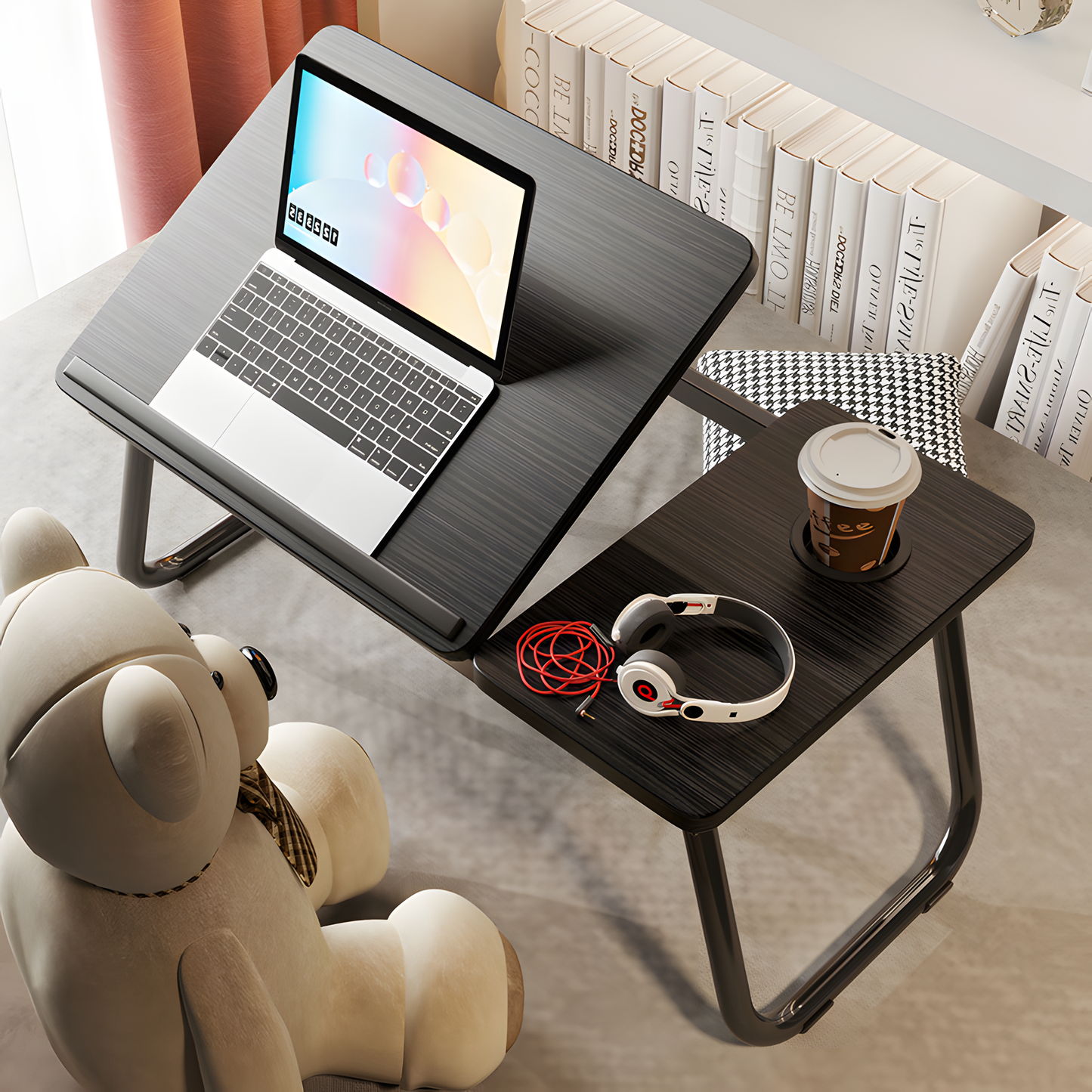 Adjustable Folding Bed Table