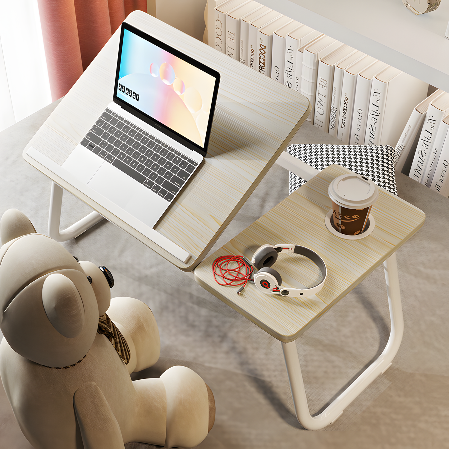 Adjustable Folding Bed Table
