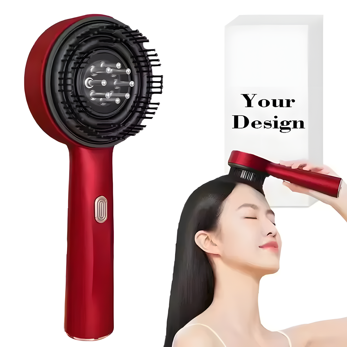 Red Light Scalp Massage Comb