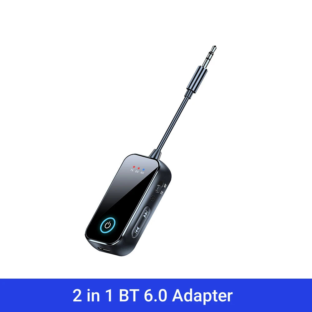 Bluetooth 6.0 AUX Audio Transmitter & Receiver