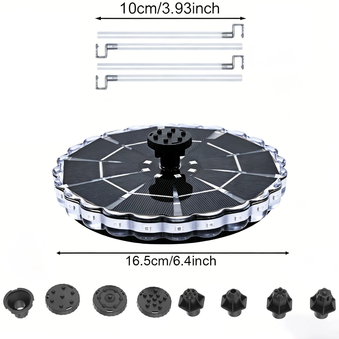 Outdoor Solar Fountain for Garden