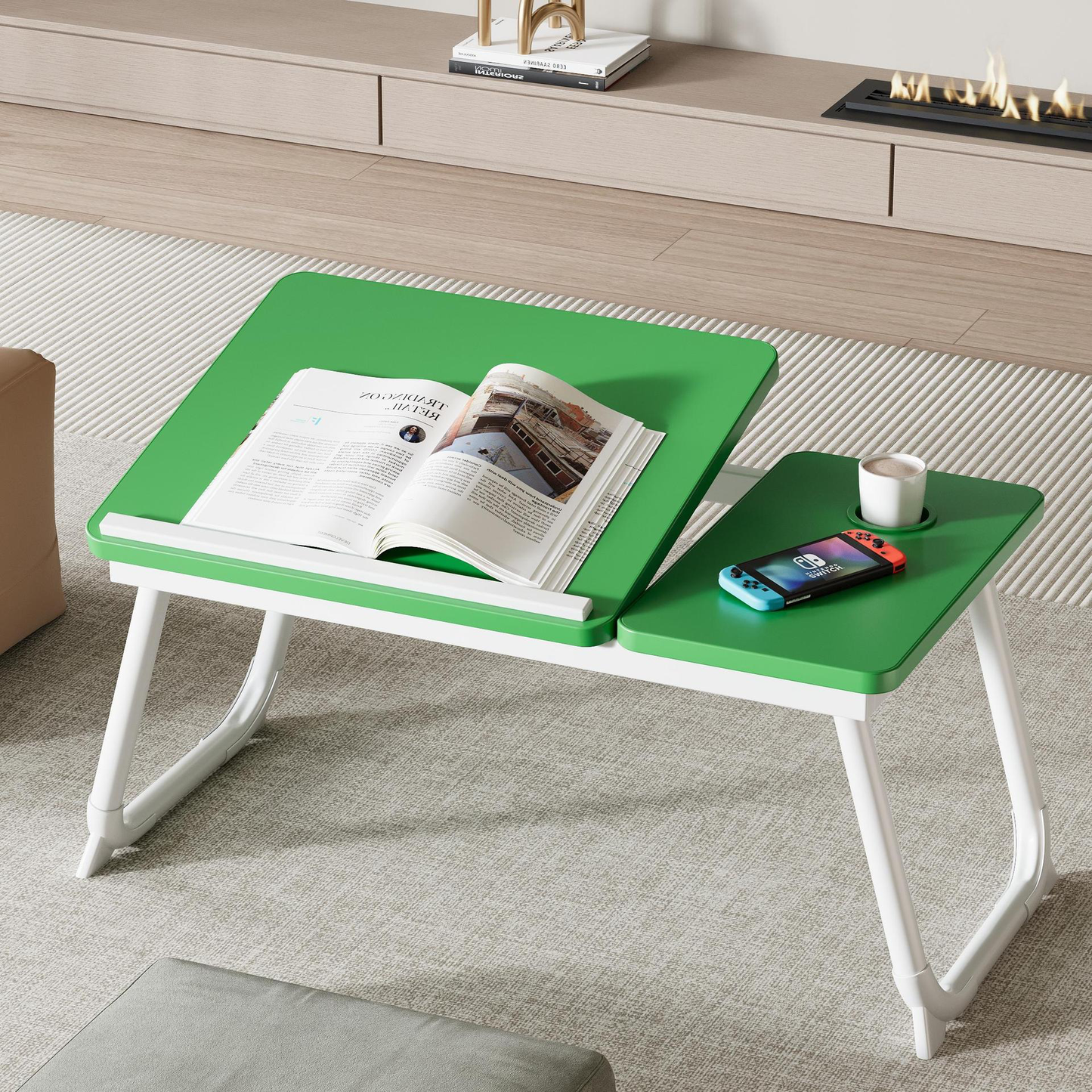 Adjustable Folding Bed Table
