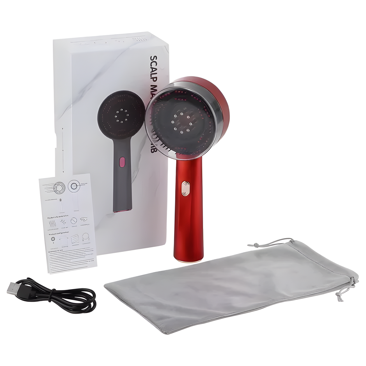 Red Light Scalp Massage Comb